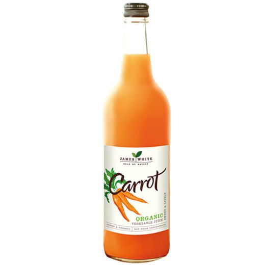 James White Organic Carrot Juice - 6 x 750Ml