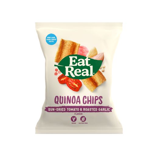 Eat Real Quinoa Sun Dried Tomato & Roasted Garlic - 10 x 90Gr