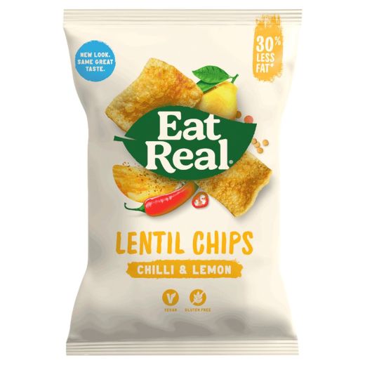 Eat Real Lentil Chilli & Lemon - 10 x 95Gr