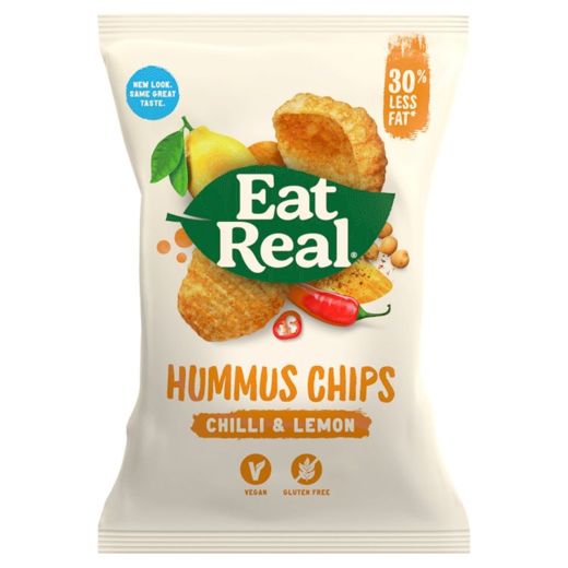 Eat Real Hummus Chilli & Lemon - 10 x 110Gr