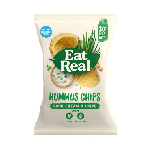 Eat Real Hummus Sour Cream & Chive - 10 x 110Gr