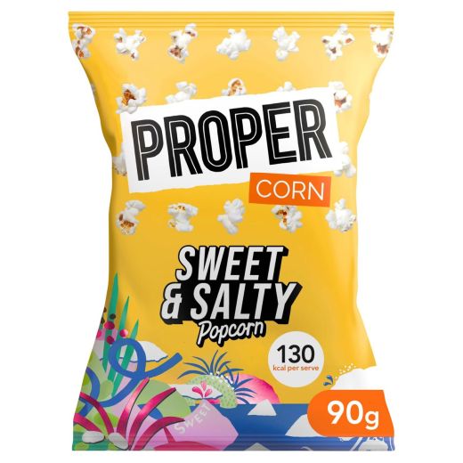 Propercorn Sweet & Salty Popcorn - 8 X 90Gr