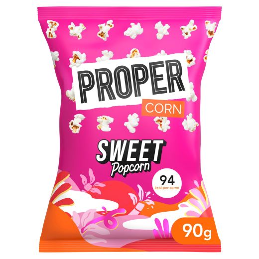 Propercorn Sweet Popcorn - 8 X 90Gr