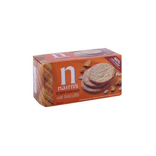 Nairn's Stem Ginger Biscuits- 10 x 200Gr