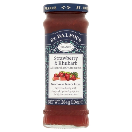 St. Dalfour Strawbery & Rhubarb - 6 x 284Gr