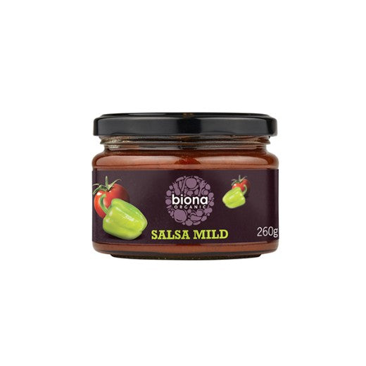 Biona Organic Salsa Dip Sauce - Mild Organic-Vegan - 6 x 260Ml