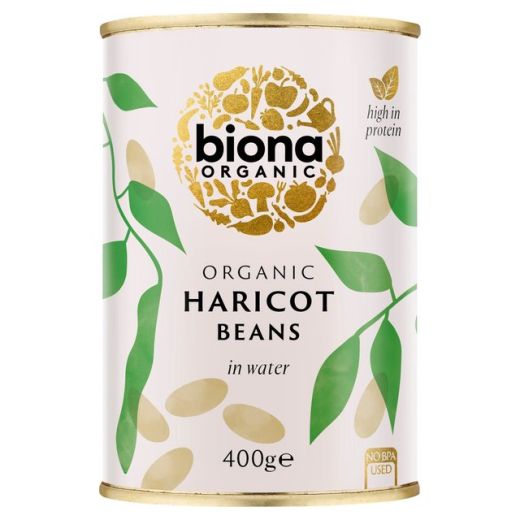 Biona Organic Haricot Beans - 6 x 400Gr