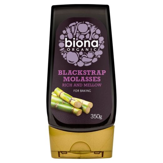 Biona Organic Blackstrap Molasses - Squeezy Organic - 6 x 350Gr