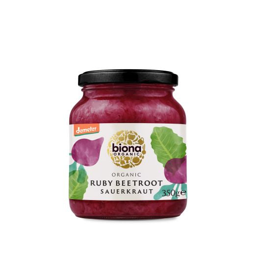 Biona Organic Sauerkraut Ruby Red Organic/Demeter - 6 x 350Gr