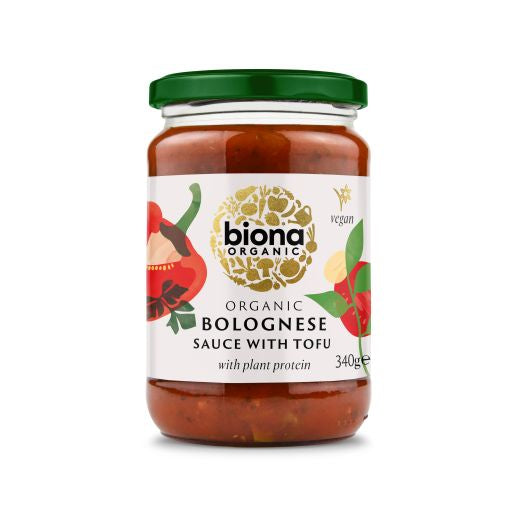 Biona Organic Tofu Bolognese Pasta Sauce Vegan Organic - 6 x 340Gr