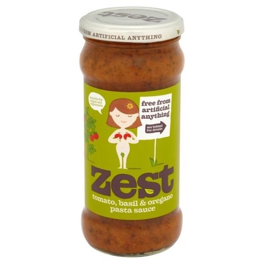 Zest Basil & Oregano Pasta Sauce - 6 x 340Gr