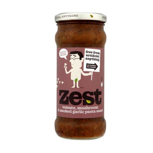 Zest Mushroom & Smoked Garlic Sauce - 6 x 340Gr