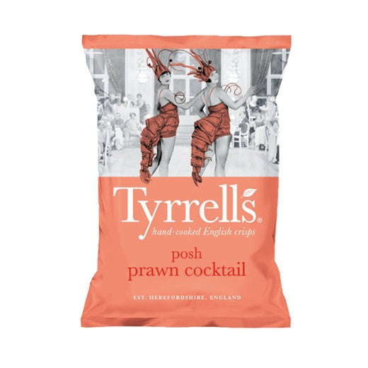 Tyrrells Prawn Coctail Crisps - 8 x 150Gr