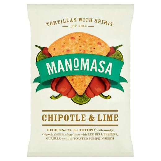 Manomasa Chipotle & Lime - 10 x 140Gr