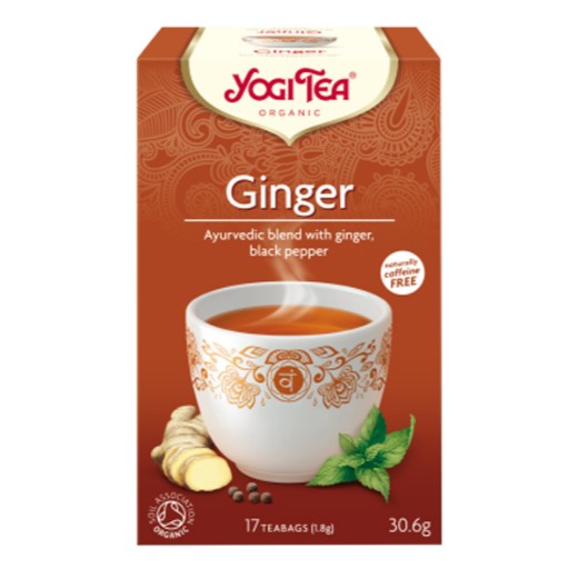 Yogi Tea Ginger- 6 x 17 Bags