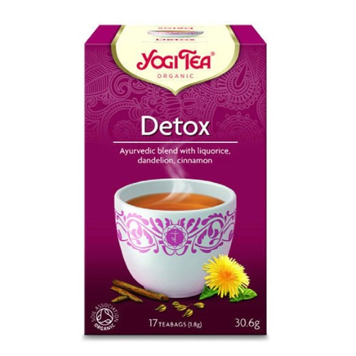 Yogi Tea Organic Detox Tea. - 6 x 17 Bags