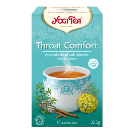 Yogi Tea Organic Throat Comfort Tea. - 6 x 17 Bags