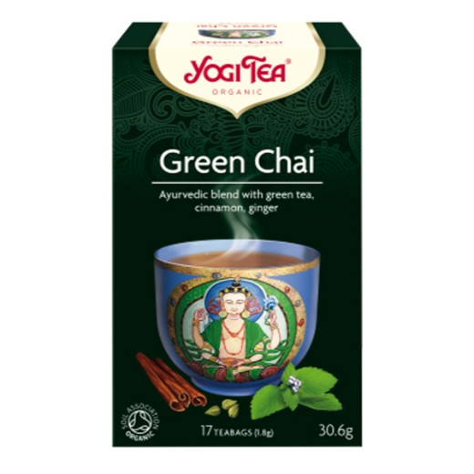 Yogi Tea Organic Green Chai Tea - 6 x 17 Bags