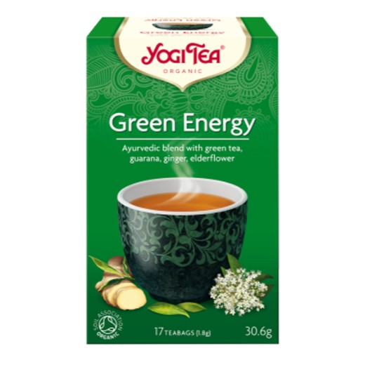 Yogi Tea Organic Green Energy Tea - 6 x 17 Bags