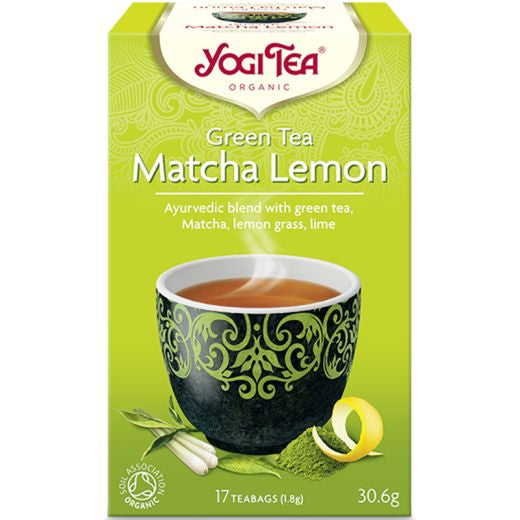 Yogi Tea Green Tea Matcha Lemon - 6 x 17 Bags