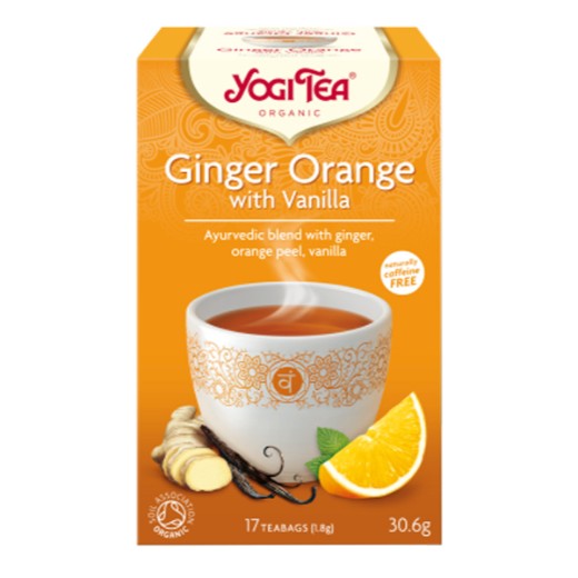 Yogi Tea Organic Ginger Orange And Vanilla Tea - 6 x 17 Bags