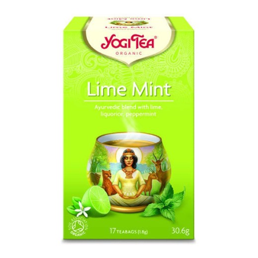 Yogi Tea Organic Lime Mint Tea- 6 x 17 Bags