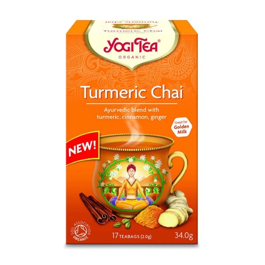 Yogi Tea Organic Turmeric Chai- 6 x 17 Bags