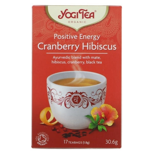 Yogi Tea Organic Positive Energy Cranberry - 6 x 17 Bags