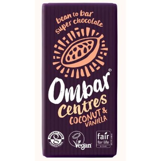 Ombar Coconut & Vanilla Centres Bar - 10 x 35Gr