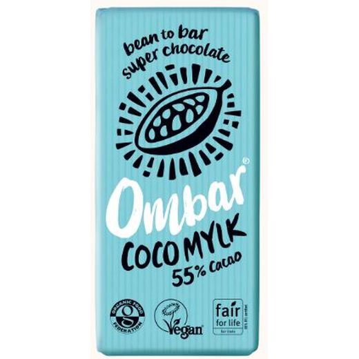 Ombar Coco Mylk Chocolate Bar - 10 x 70Gr