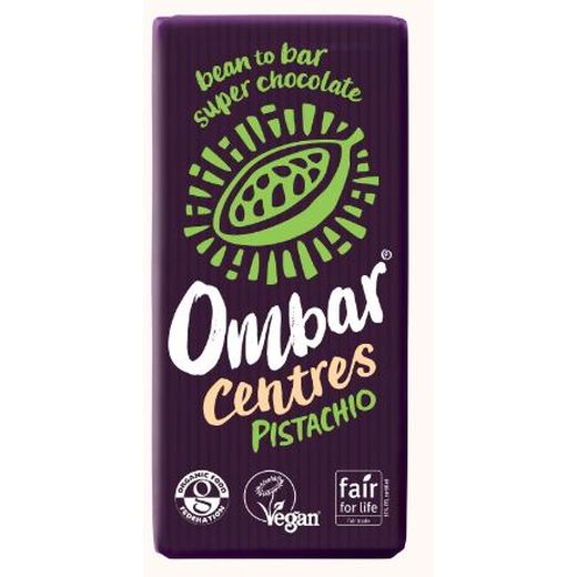 Ombar Pistachio Centre Bar - 10 x 70Gr