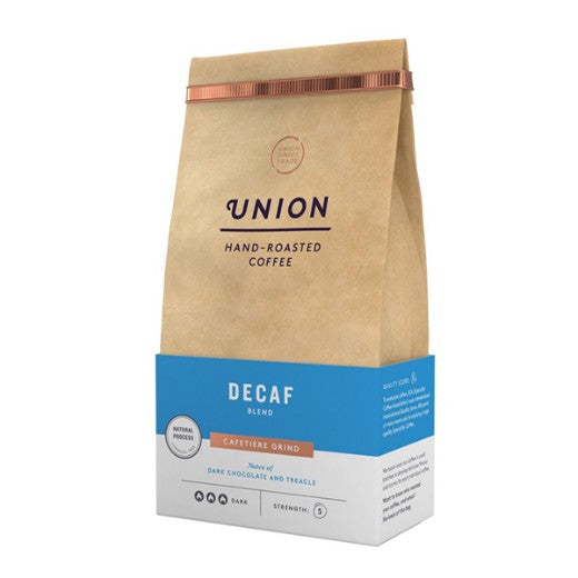 Union Coffee Decaf Blend Cafetiere - 6 x 200Gr