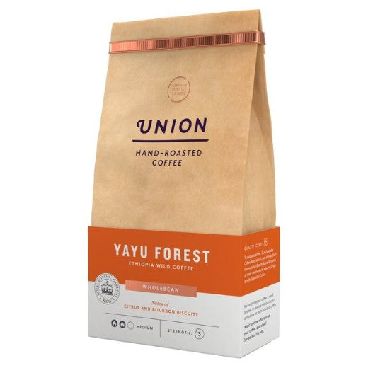 Union Coffee Yayu Wild Forest Ethiopa Wholebean - 6 x 200Gr