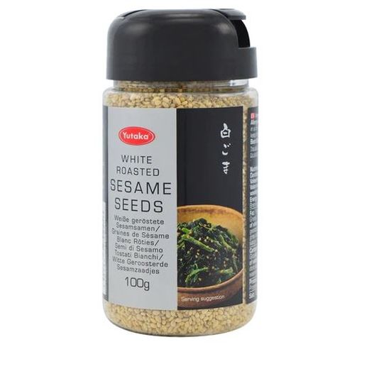 Yutaka Roasted White Sesame Seeds - 8 x 100Gr